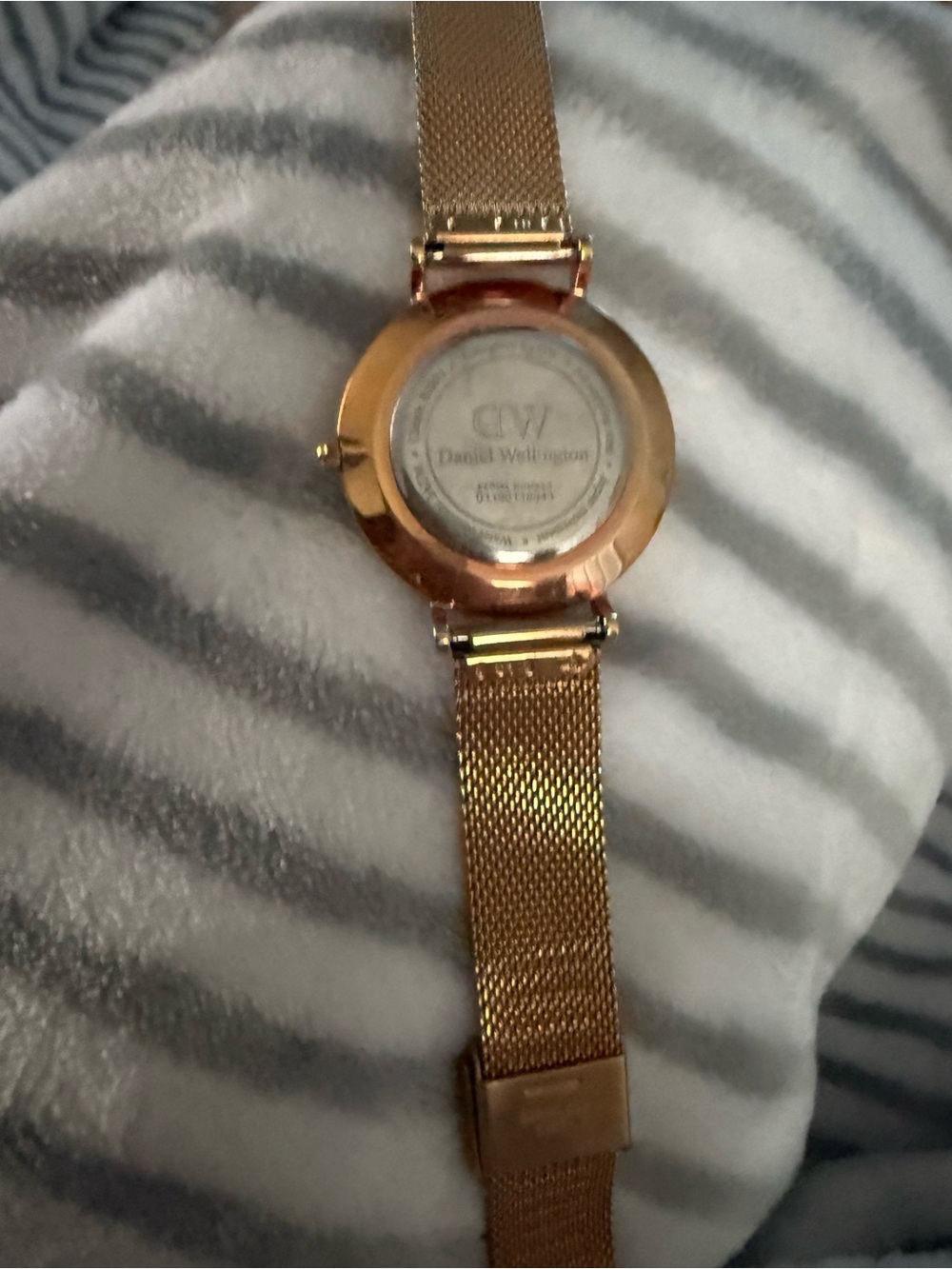 Daniel Wellington Rose Gold Mesh Strap Women's Watch with White Dial - Picture 4 of 4